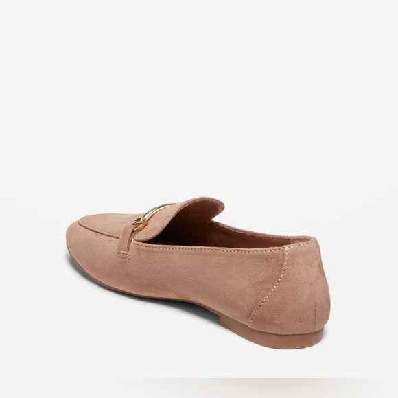 🆕 Old Navy Women’s Faux-Leather Soft Loafers Shoes Taupe 8 - Picture 4 of 10